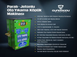 Jetonlu İkisi Bir Arada Yıkama Köpük ( Galvaniz Sac )