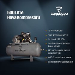 500 Lİtre Kompresör
